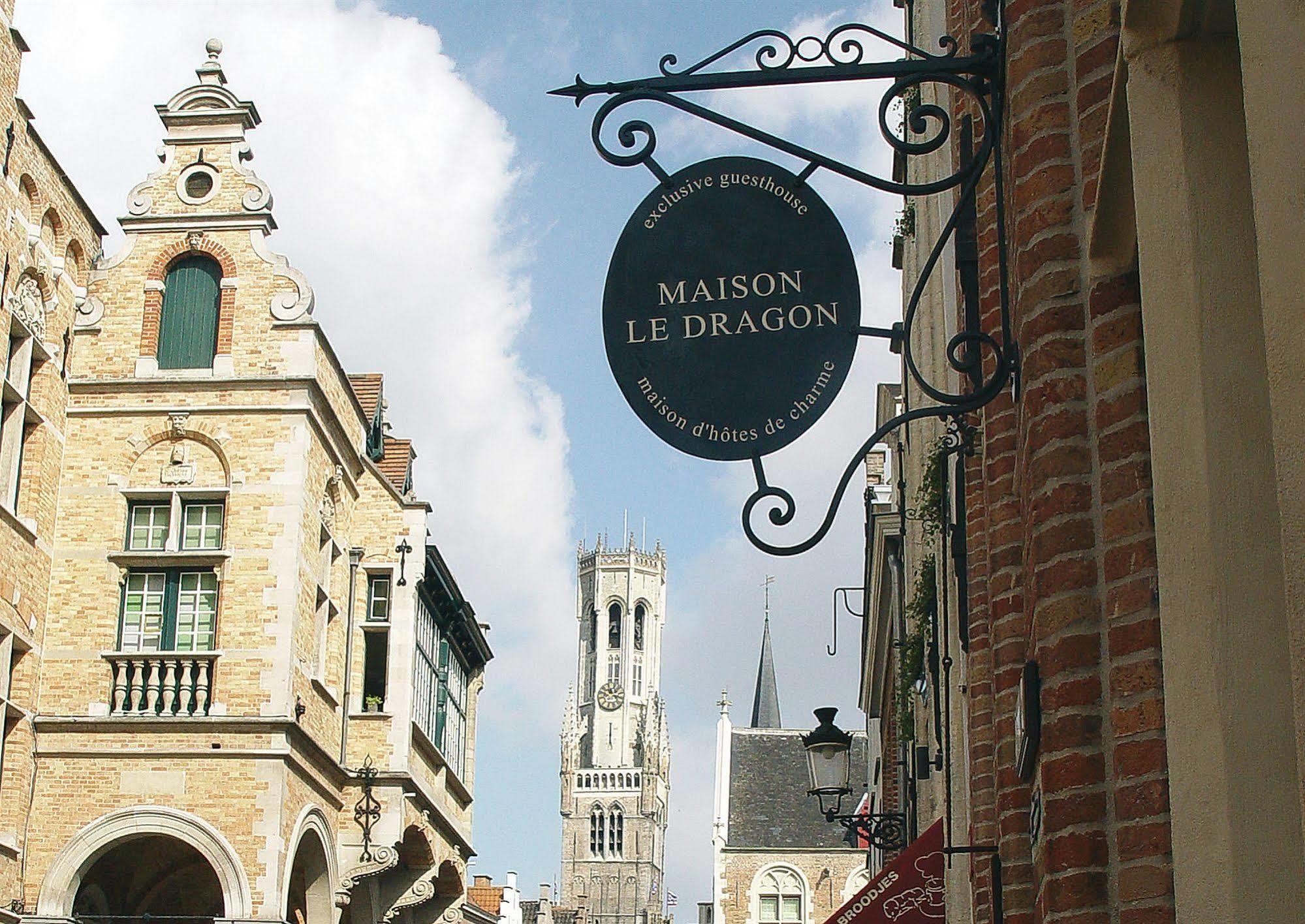 B&B Maison le Dragon Brügge Exterior foto